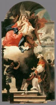 喬瓦尼 巴蒂斯塔 提埃波羅 The Virgin Appearing to St Philip Neri 喬瓦尼 巴蒂斯塔 提埃波羅 The Virgin Appearing to St Philip Neri